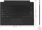 AOGO 1089D-C Tastatură Bluetooth ultra-subțire cu lumină de fundal - Touchpad + 78 buc, taste cu profil redus, utilizare cu fir și fără fir