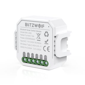   Blitzwolf® BW-SS5 - Controler SMART cu 2 căi - Control aplicație, sincronizare, comandă vocală. Integrare Amazon Echo, Google Home și IFTTT