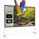 BlitzWolf® BW-VS6 - Ecran de proiecție de 100 inch cu suport stabil. Rezoluție 4K 16:9, pliabilă, antirid, instalare ușoară