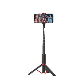   Blitwzolf BW-BS10 Versatile 3 în 1 bluetooth Tripod Selfie Sticks - Negru