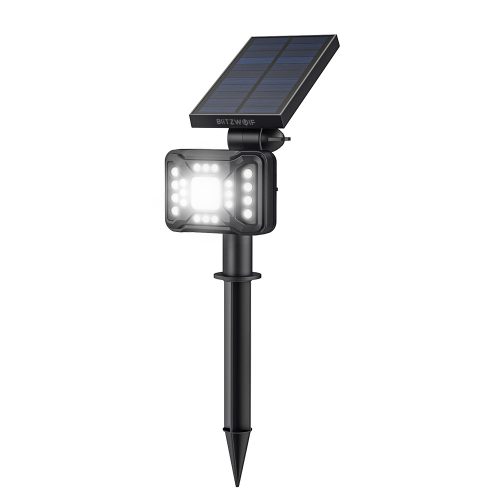 Lampa solara exterioara - BlitzWolf BW-OLT2 cu detector de miscare, rezistent la apa IP44