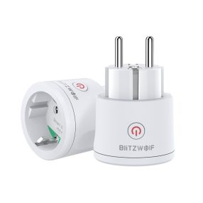   Blitzwolf® BW-SHP10 3680W 16A Priza inteligenta programabila WiFi, Smart Socket J2, Compatibil Android/IOS