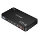 Blitzwolf® BW-S30 – stacja ładująca USB o mocy 175 W, biurkowa, z wyświetlaczem cyfrowym - 4x USB Type-C + 2x USB-A)