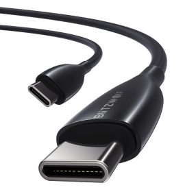   USB Type-C - Type-C cablu - BlitzWolf® BW-TC24 - 100W, lungime 90cm