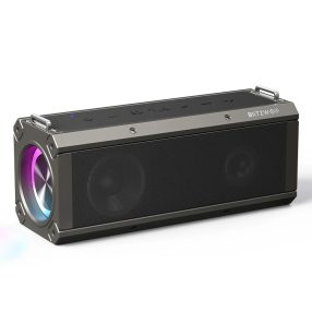   BlitzWolf® BW-WA3 Pro - difuzor Bluetooth de 120 W cu 2 bucăți dedicate adânci + 2 difuzoare înalte, bas profund, 16000 mAh, lumini RGB