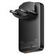 ESSAGER® ES-CD46 - Încărcător de perete USB ultrasubțire, 65 wați - 2 porturi (1x Type-C + 1x USB-A) pentru Android, Apple și Windows