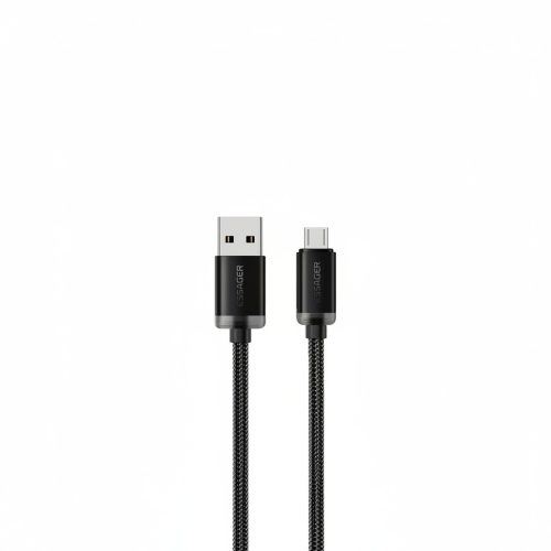 ESSAGER ES-X60 - 1 metru, Type-A - USB-Micro, cablu USB, încărcare 29W, husă din material perlat