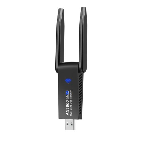 HIGI® AX1803 - Adaptor USB Wifi fără fir - 1800 Mbps, USB 3.0, Bandă duală: 2,4 GHz + 5,8 GHz