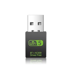   HIGI® G38 - Bluetooth & Adaptor WiFi (2 în 1) - Bluetooth 5.0 și WiFi Dual Band (2,4GHz + 5,8GHz) Viteză 150Mbps / 433Mbps
