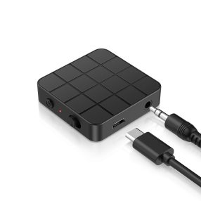   HiGi® KN321 - Receptor audio Bluetooth 5.0 și adaptor transmițător într-un singur (2 în 1) 6 ore de utilizare a bateriei, dimensiune mică