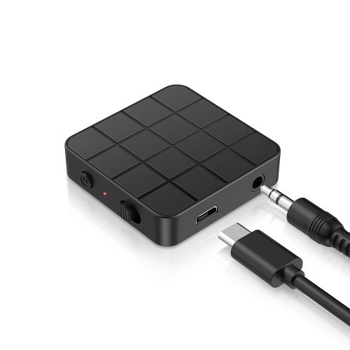 HiGi® KN321 - Receptor audio Bluetooth 5.0 și adaptor transmițător într-un singur (2 în 1) 6 ore de utilizare a bateriei, dimensiune mică