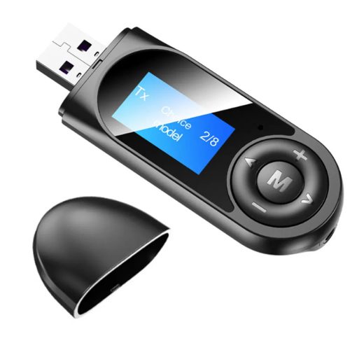 HiGi® T13 - Afișare LED USB Bluetooth 5.0 Receptor audio și adaptor emițător într -unul