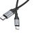 HOCO X102 - Cablu de date și încărcare rapidă premium - USB Type-C la USB Type-C, 60W (1 metru)