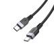 HOCO X109 ENERGY SILICONE - 3 metri, cablu USB Type-C la USB Type-C Premium de încărcare rapidă și date, 60W