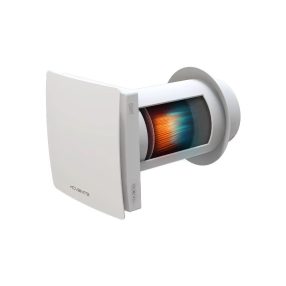   KCvents VT501 SMART, unitate de ventilație ceramică cu recuperare de căldură pentru o singură cameră. Funcți. prin aplicație,, efic: 90%