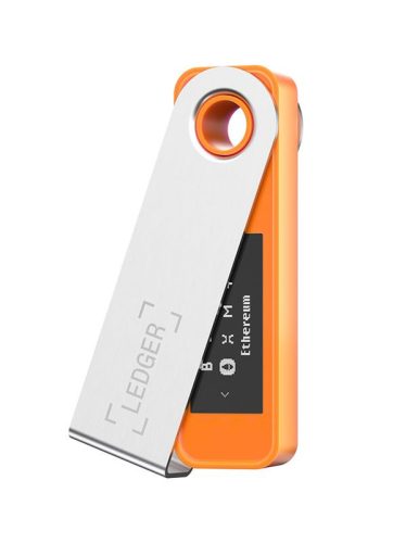 Portofel hardware Ledger Nano S Plus orange Crypto - Protejează-ți cripto, NFT-urile și token-urile