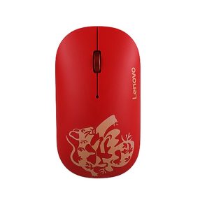   Mouse wireless Lenovo Air Handle - Conexiune wireless 2,4 GHz, autonomie de 10 metri - argintiu