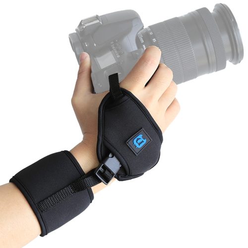 Suport pentru cameră DSLR PULUZ Wrist - Curea de mână din neopren moale cu plăcuță din plastic cu șuruburi de 1/4 inch