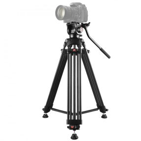   PULUZ Stand profesional + cap pentru camere DSLR / SLR - cadru din aluminiu, capacitate mare de incarcare: 10kg, inaltime reglabila intre 90-170cm