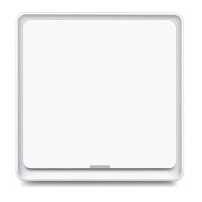   RSH ESW-1WAA-EU WiFi - SMART, montat pe perete, întrerupător de iluminare cu buton mecanic, cu 1 întrerupător - Aplicația Tuya, Google Home