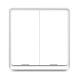 RSH ESW-2WAA-EU WiFi - SMART, montat pe perete, întrerupător de iluminare cu buton mecanic, cu 2 întrerupător - Aplicația Tuya, Google Home