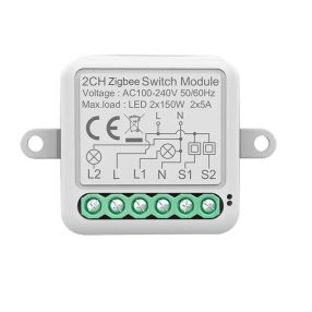   RSH® SB02 ZigBee - Comutator SMART cu 1 direcție - Control aplicație, sincronizare, instrucțiuni vocale. Integrare Amazon Echo, Google Home și IFTTT