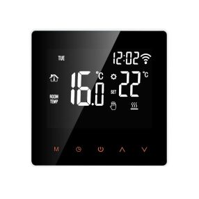   RSH® TM020 - Termostat WiFi inteligent. Potrivit pentru cazane pe gaz sau sisteme de încălzire prin pardoseală cu circulație electrică și apă - capacitate de încărcare 3A, control prin aplicație