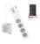 RSH® WT012-EU - Prelungitor inteligent SMART: 4 prize controlabile separat + 2 încărcătoare USB. Protecție la supratensiune, control App