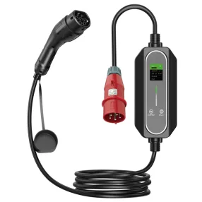   Radian 11kW | 3x16A | Type 2 | Portable EV Charger - Încărcător portabil pentru mașină electrică trifazat (3x16A) | cablu de 5 m
