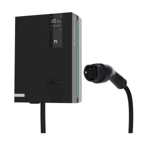   Raedian NEO 22kW AC Wallbox - încărcător de perete pentru mașină electrică | funcț. DLM | 22kW - 3x32A | cablu Type 2 | app, cont. RFID