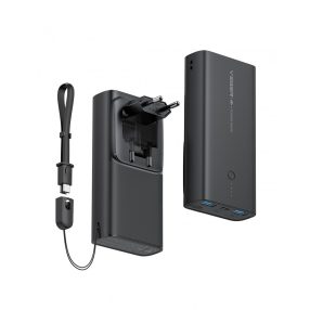   Veger ACE100 - primul power bank din lume și încărcător de perete doi într-unul - 10000mAh - indicator LED de încărcare, putere de încărcare PD 20W