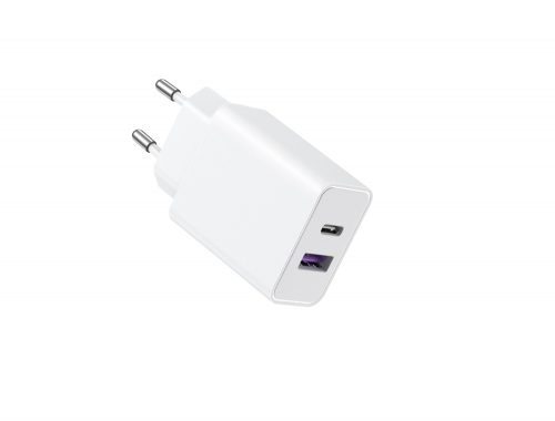 Veger VLS302U - putere 30W, încărcător rapid cu două porturi - Type-C PD3.0 + USB-A QC3.0 / Suport protocoale de încărcare rapidă Apple