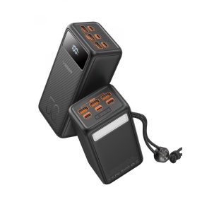   Veger VP5001 Tank Lite - Power Bank capacitate 50000mAh, putere de încărcare 22,5W, încărcare simultană a 4 dispozitive