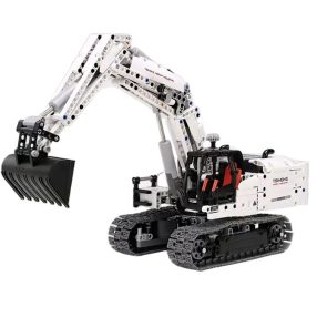   Excavator de jucărie Xiaomi ONEBOT - 900+ blocuri de construcție, excavator pe șenile cu funcționare mecanică