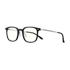   Ochelari de monitor Xiaomi Mijia Anti-Blue, cu cadru din titan - lumină albastră și filtrare UV, formă pătrată, confortabil de purtat - negru