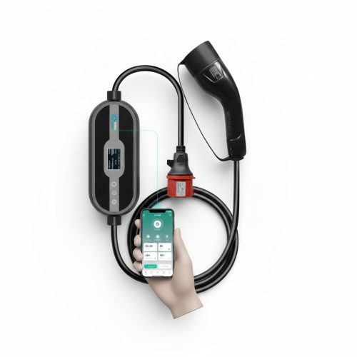 Zopoise ZA05 - 11kW | WiFi | Încărcător auto portabil + de perete pentru vehicule electrice | 3x16A | Tip 2 | Cablu de 5m | Releu Fi | App
